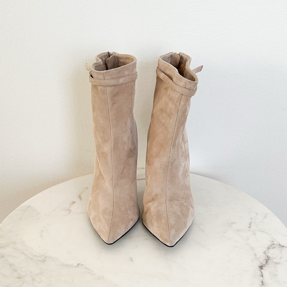 NEW Reiss Ashton Pointed Toe Bootie In Biscuit Size 5 US 36 EU - Picture 7 of 12